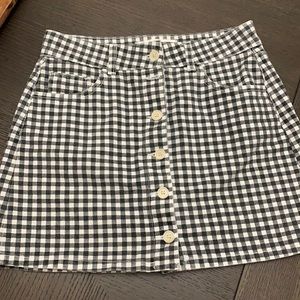 Reformation mini skirt size 28